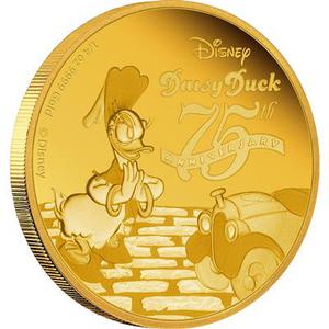 Niue / Gold Quarter Ounce 2015 Daisy Duck - reverse photo