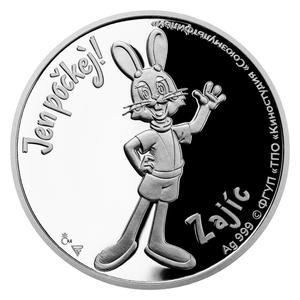 Niue / One Dollar Silver 2021 Well, Just You Wait! - The Hare - reverse photo