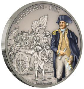 Niue / Silver Ounce 2017 Battle of Yorktown - reverse photo