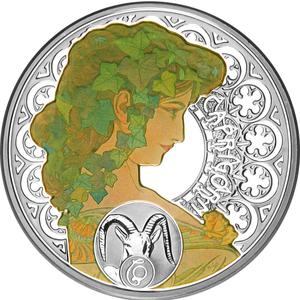 Niue / Silver Ounce 2010 Mucha - Capricorn - obverse photo