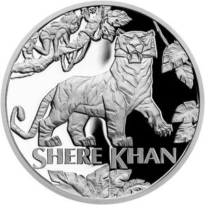 Niue / Silver Ounce 2022 The Jungle Book - Shere Khan - reverse photo