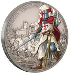 Silver Ounce 2017 Warriors of History - Knights Templar: Photo Coin, Niue, Silver Ounce 2017 Warriors of History - Knights Templar / thumbnail