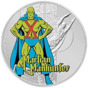 Niue / Silver Ounce 2020 Justice League - Martian Manhunter - reverse photo