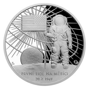 Niue / Silver Ounce 2019 First People on the Moon - reverse photo