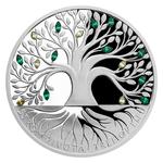 Silver Ounce 2020 Tree of Life, Crystal: Photo Coin, Niue, Silver Ounce 2020 Tree of Life, Crystal / thumbnail