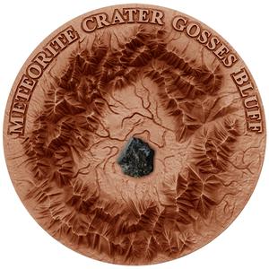 Niue / Silver Ounce 2017 Gosses Bluff Crater - reverse photo