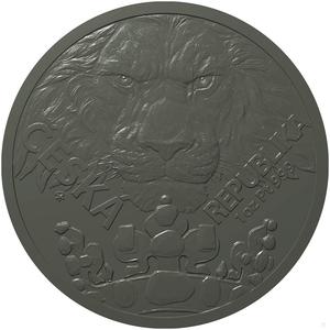 Niue / Platinum Ounce 2023 Czech Lion - reverse photo