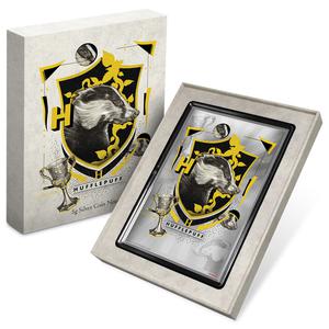 Niue / Silver Five Grams 2020 Hogwarts House Banners - Hufflepuff - obverse photo