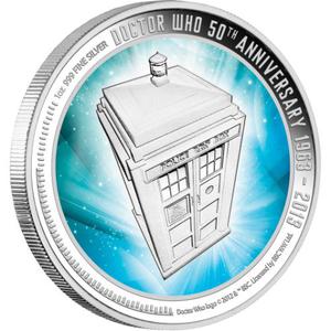 Niue / Silver Ounce 2013 Doctor Who 50th Anniversary - reverse photo