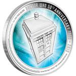 Silver Ounce 2013 Doctor Who 50th Anniversary: Photo Coin, Niue, Silver Ounce 2013 Doctor Who 50th Anniversary / thumbnail