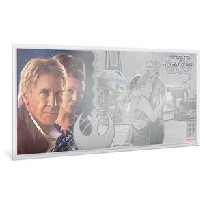 Niue / Silver Five Grams 2019 Leia Organa and Han Solo - reverse photo