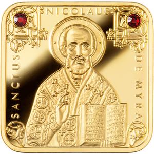 Niue / Fifty Dollars Gold 2014 Saint Nicholas - reverse photo