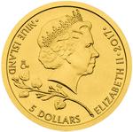 Gold Twenty-fifth Ounce 2017 Czech Lion: Photo Coin, Niue, Gold Twenty-fifth Ounce 2017 Czech Lion / thumbnail