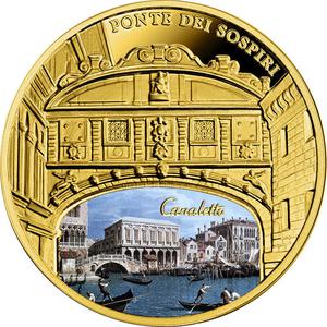 Niue / Fifty Dollars Gold 2017 Ponte dei Sospiri - reverse photo