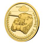 Gold Tenth-Ounce 2022 Armoured Vehicles - M4 Sherman: Photo Coin, Niue, Gold Tenth-Ounce 2022 Armoured Vehicles - M4 Sherman / thumbnail