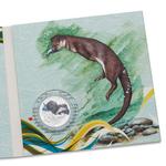 Silver Half Ounce 2013 European Otter: Photo Coin, Niue, Silver Half Ounce 2013 European Otter / thumbnail