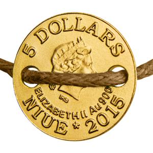 Niue / Five Dollars Gold 2015 Horseshoe - obverse photo