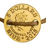 Five Dollars Gold 2015 Horseshoe: Photo Coin, Niue, Five Dollars Gold 2015 Horseshoe / thumbnail