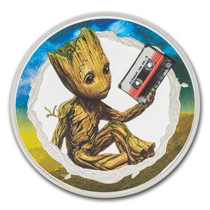 Niue / Silver Ounce 2025 Marvel - Groot - reverse photo