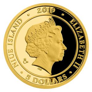 Niue / Gold Tenth-Ounce 2019 Ferdy and Snail - obverse photo