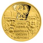 Gold Quarter Ounce 2020 St Ludmila - First Czech Saint: Photo Coin, Niue, Gold Quarter Ounce 2020 St Ludmila - First Czech Saint / thumbnail