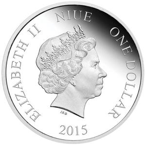 Niue / Silver Half Ounce 2015 Dr Who - Twelfth Doctor - obverse photo