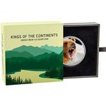 Silver Ounce 2016 Kings of the Continents - Grizzly Bear: Photo Coin, Niue, Silver Ounce 2016 Kings of the Continents - Grizzly Bear / thumbnail