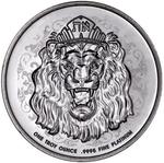 Niue / Platinum Ounce 2021 Roaring Lion of Judah - reverse photo
