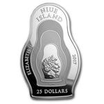 Silver Ten Ounces 2017 Matryoshka: Photo Coin, Niue, Silver Ten Ounces 2017 Matryoshka / thumbnail