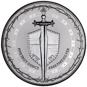Niue / Silver Five Ounces 2023 Sword of Truth - reverse photo