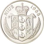 Fifty Dollars 1988 World Cup Mexico 1986: Photo Coin, Niue, Fifty Dollars 1988 World Cup Mexico 1986 / thumbnail