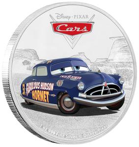 Niue / Silver Ounce 2017 Cars - Doc Hudson - reverse photo