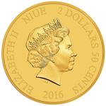 Gold Half Gram 2016 Mickey - Brave Little Tailor: Photo Coin, Niue, Gold Half Gram 2016 Mickey - Brave Little Tailor / thumbnail