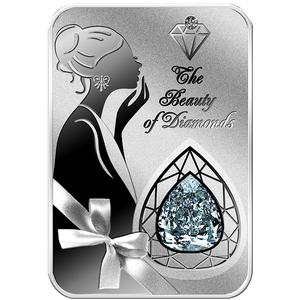 Niue / Silver Ounce 2016 The Beauty of Diamonds - reverse photo