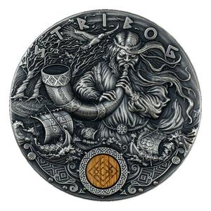 Niue / Silver Two Ounces 2020 Stribog - reverse photo