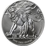 Niue / Silver Five Ounces 2019 Roaring Lion of Judah - reverse photo