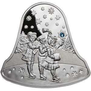 Niue / Silver Ounce 2012 Christmas - Bell - reverse photo