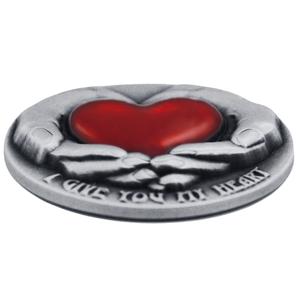 Niue / Silver Three Ounces 2016 I Give You My Heart - obverse photo