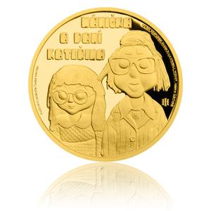 Niue / Five Dollars Gold 2016 Mánička and Mrs Kateřina - reverse photo