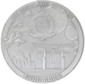 Niue / Silver Two Hundred Grams 2025 The Punk Universe - Silkpunk - obverse photo