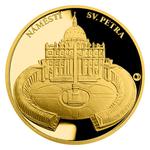 Gold Quarter Ounce 2021 St Peter's Basilica - The Cross: Photo Coin, Niue, Gold Quarter Ounce 2021 St Peters Basilica / thumbnail