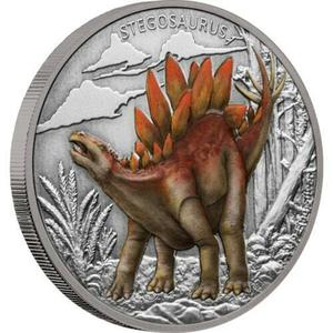 Niue / Silver Ounce 2020 Stegosaurus - reverse photo