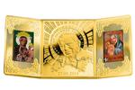 Niue / Silver Four Ounces 2014 John Paul II / Gold Plated - reverse photo
