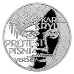 Silver Two Ounces 2019 Karel Kryl - Protest Song: Photo Coin, Niue, Silver Two Ounces 2019 Karel Kryl - Protest Song / thumbnail