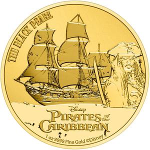 Niue / Gold Ounce 2021 Pirates of the Caribbean - The Black Pearl - reverse photo