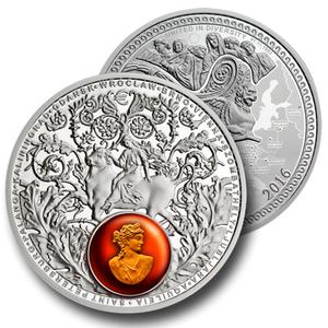 Niue / One Dollar Silver 2016 Amber Road - Europe - reverse photo