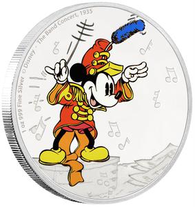 Niue / Silver Ounce 2016 Mickey - Band Concert - reverse photo