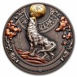 Silver Two Ounces 2023 Steampunk - Metal Wolf: Photo Coin, Niue, Silver Two Ounces 2023 Steampunk - Metal Wolf / thumbnail