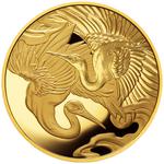 Gold Ounce 2025 Cranes: Photo Coin, Niue, Gold Ounce 2025 Cranes / thumbnail