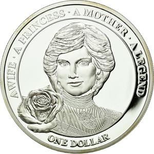 Niue / One Dollar 2011 Lady Diana - obverse photo